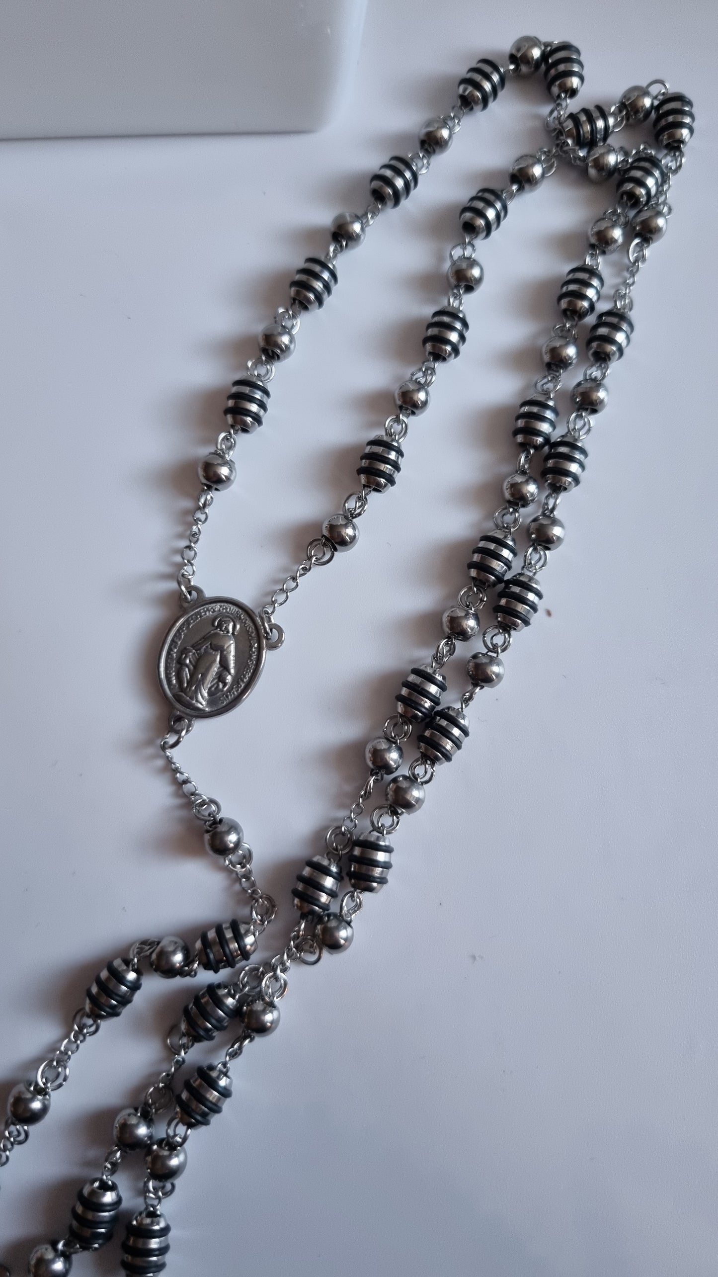 Men necklace stainless steel platinum plated