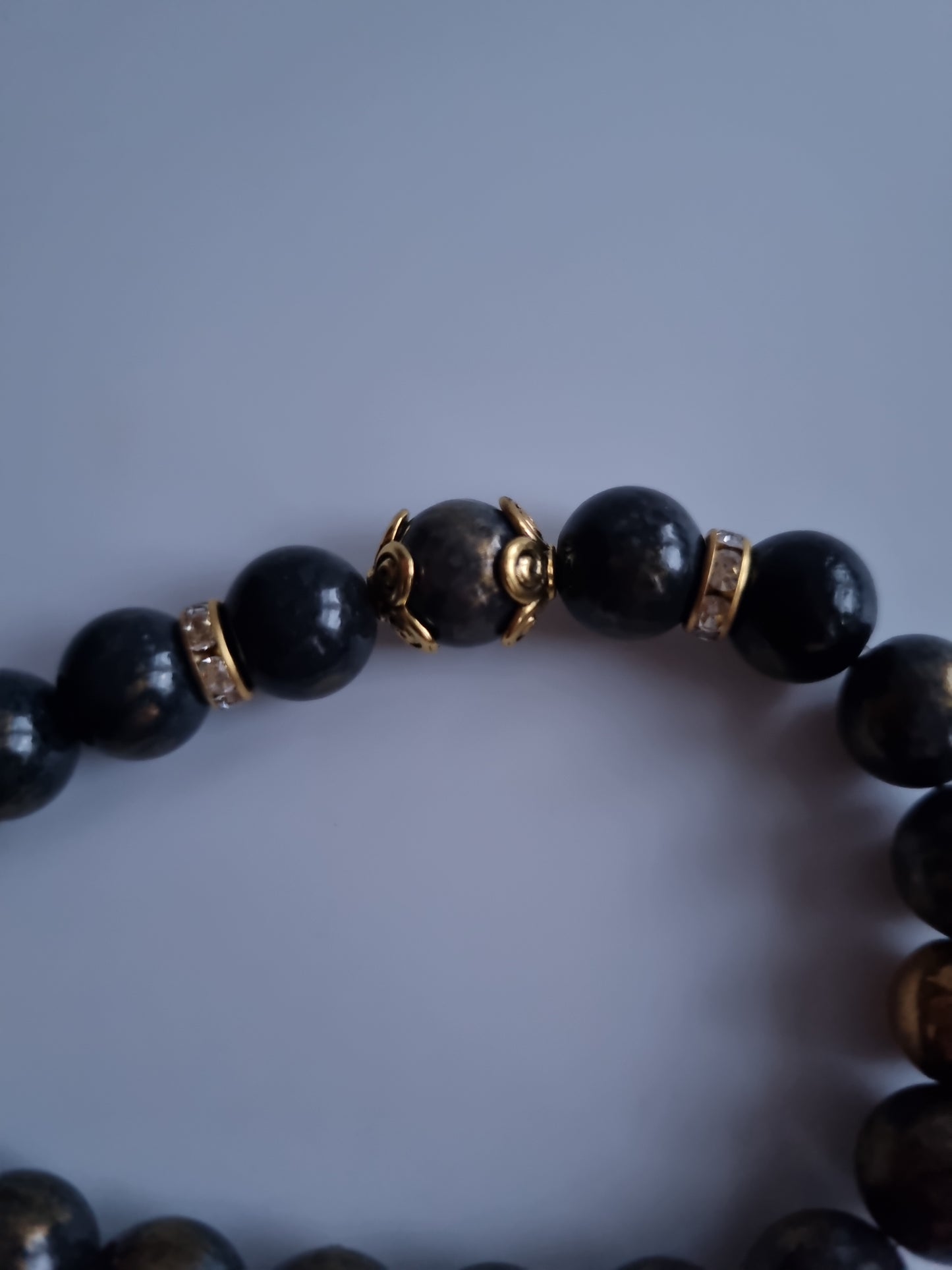 Stretchy bracelet with natural Stone lapis lazuli 10mm