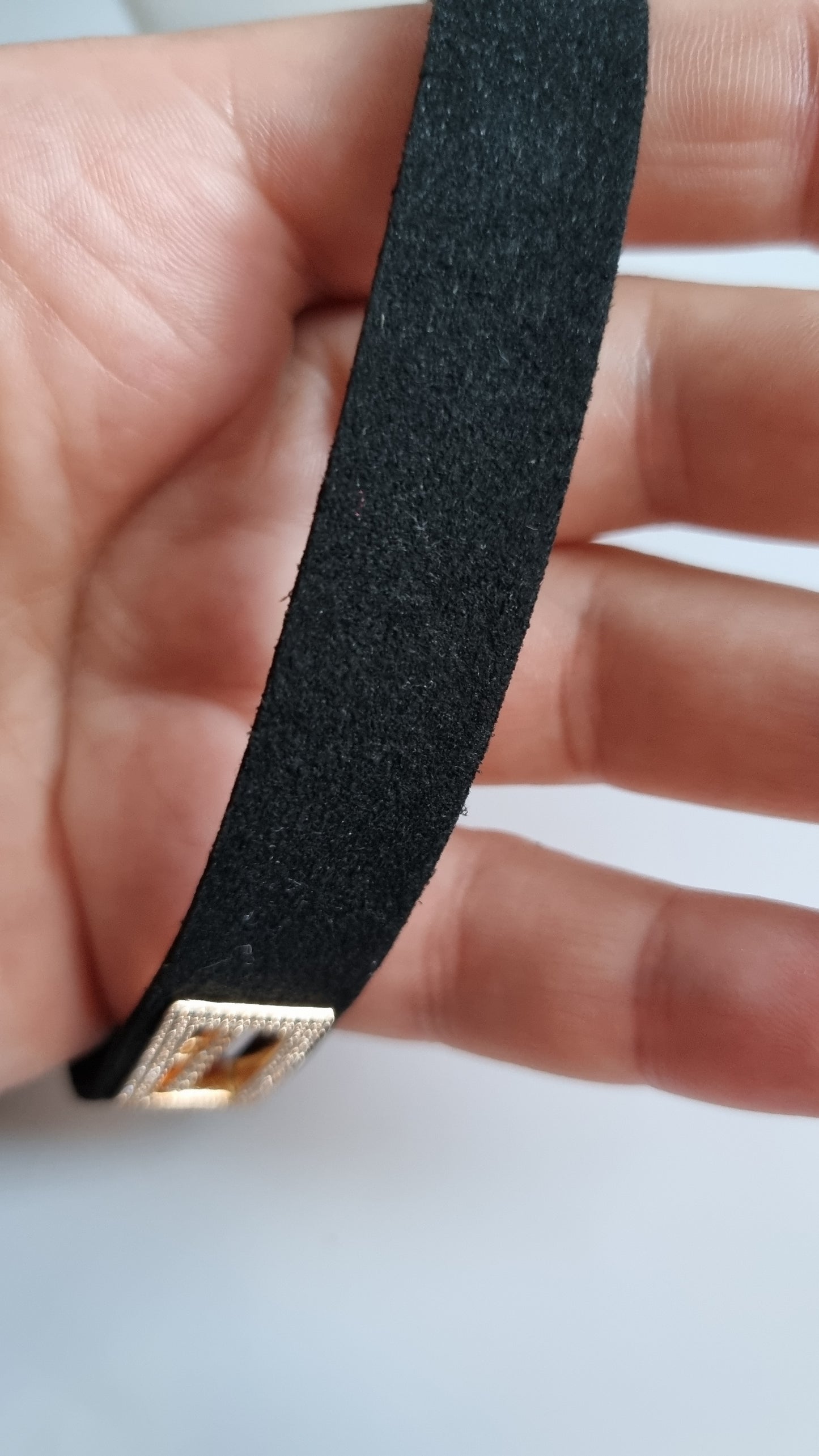 Choker with sw.crystal 18kr gold plated