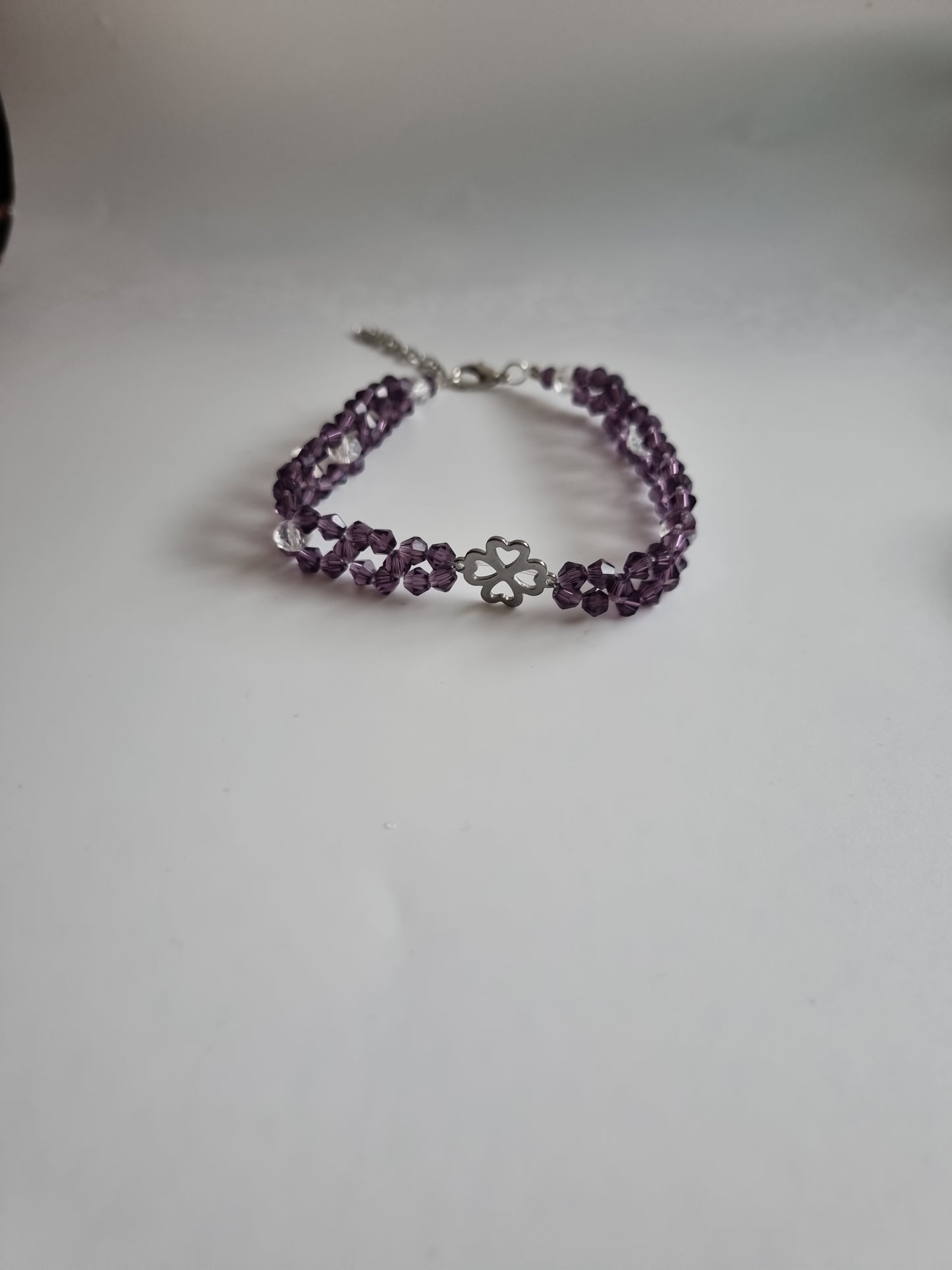 Handmade bracelets from glass 6mm beads made with love