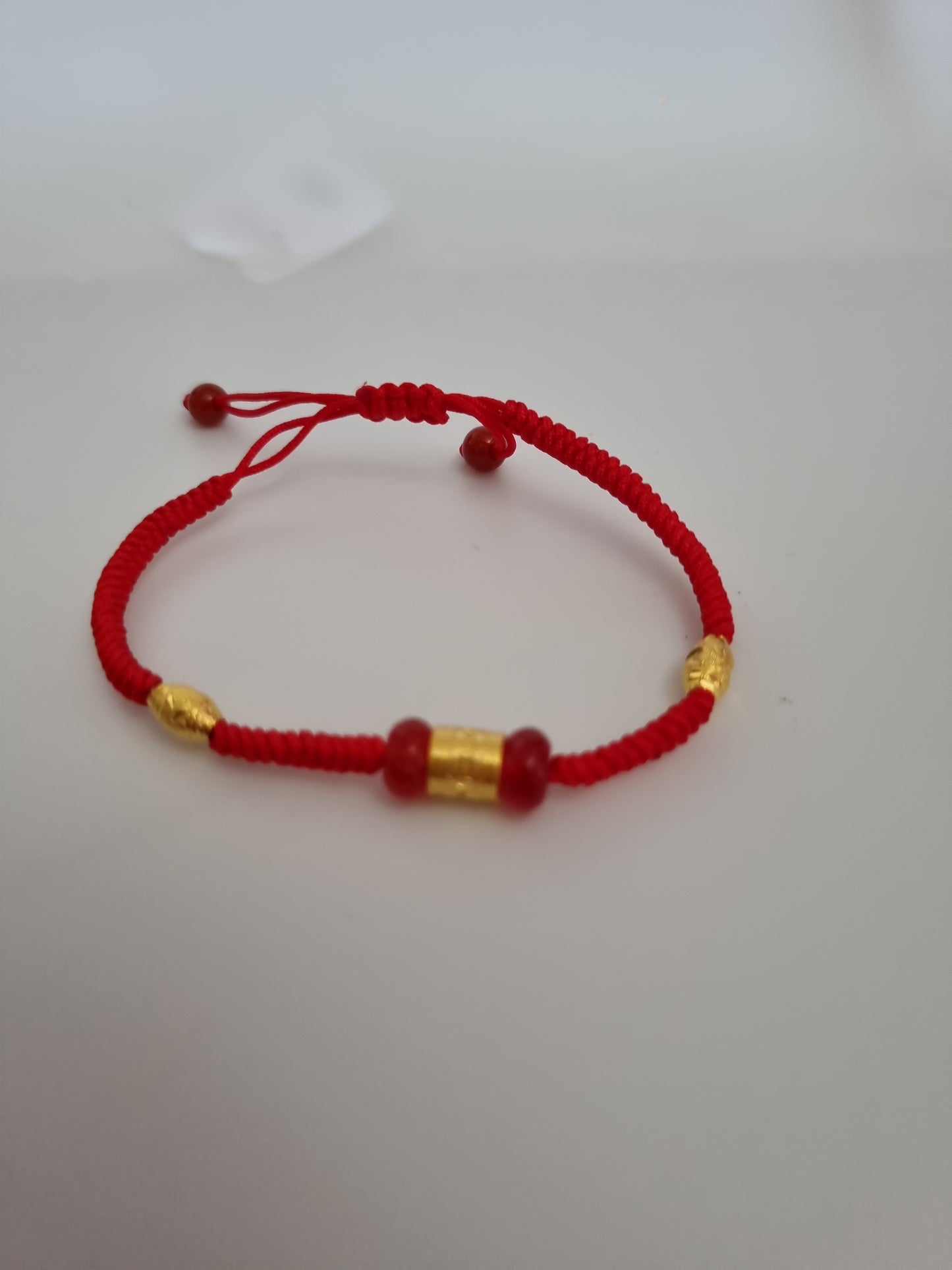 Handmade bracelets with 24kr.gold plated beads hypoallergenic