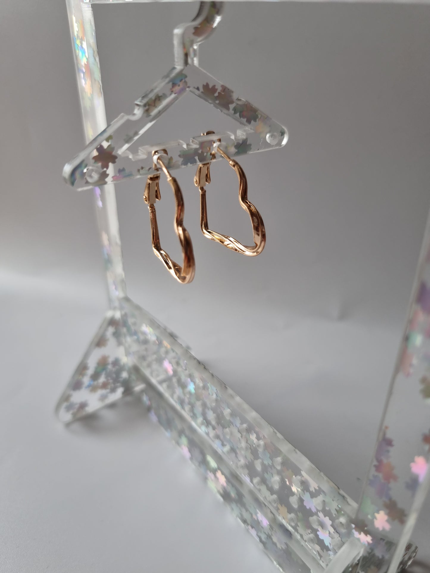 Gold-plating 18k.earings hypoallergenic waterproof copper metal