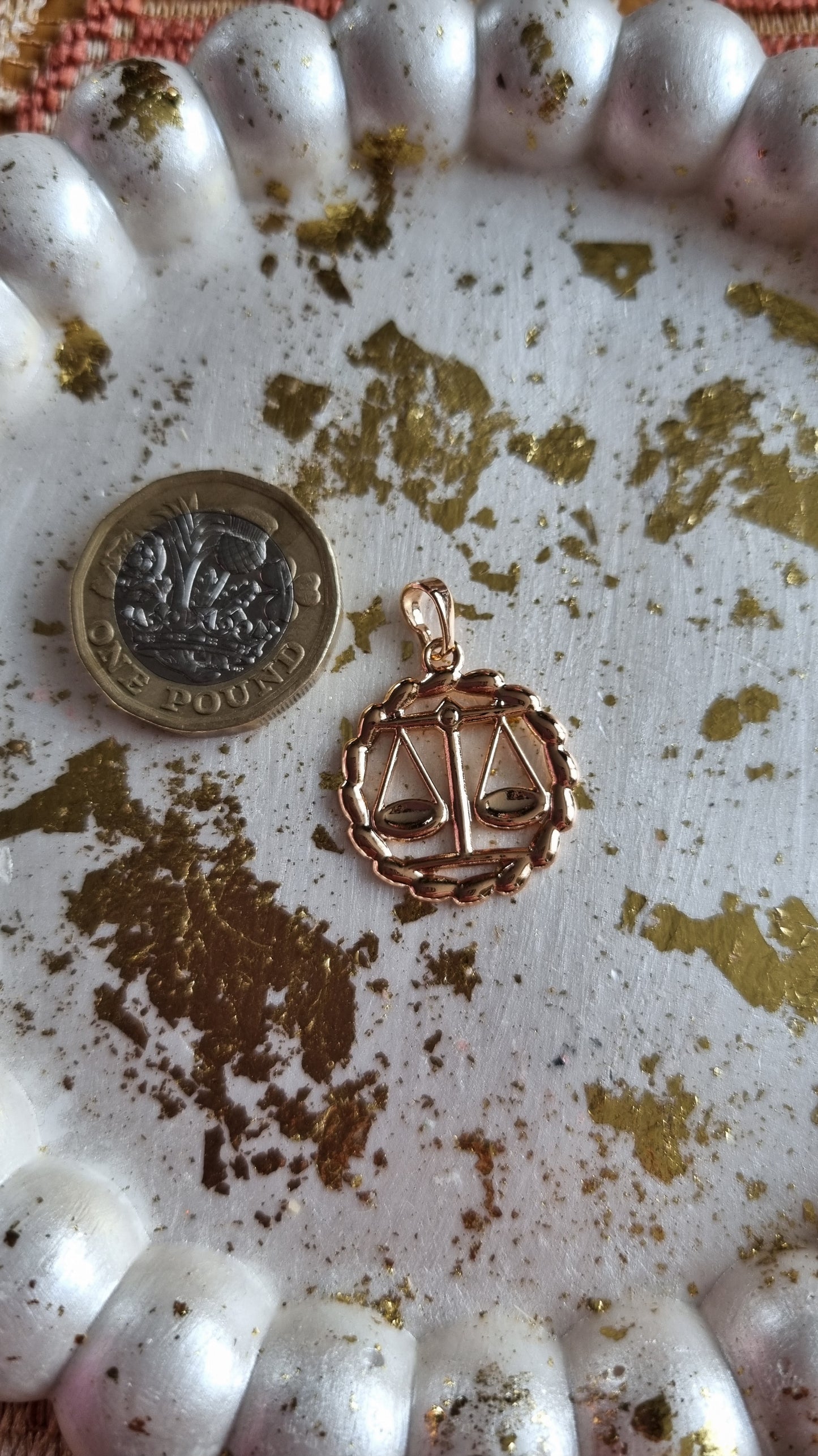 Zodiac 18kr.gold plated pendant