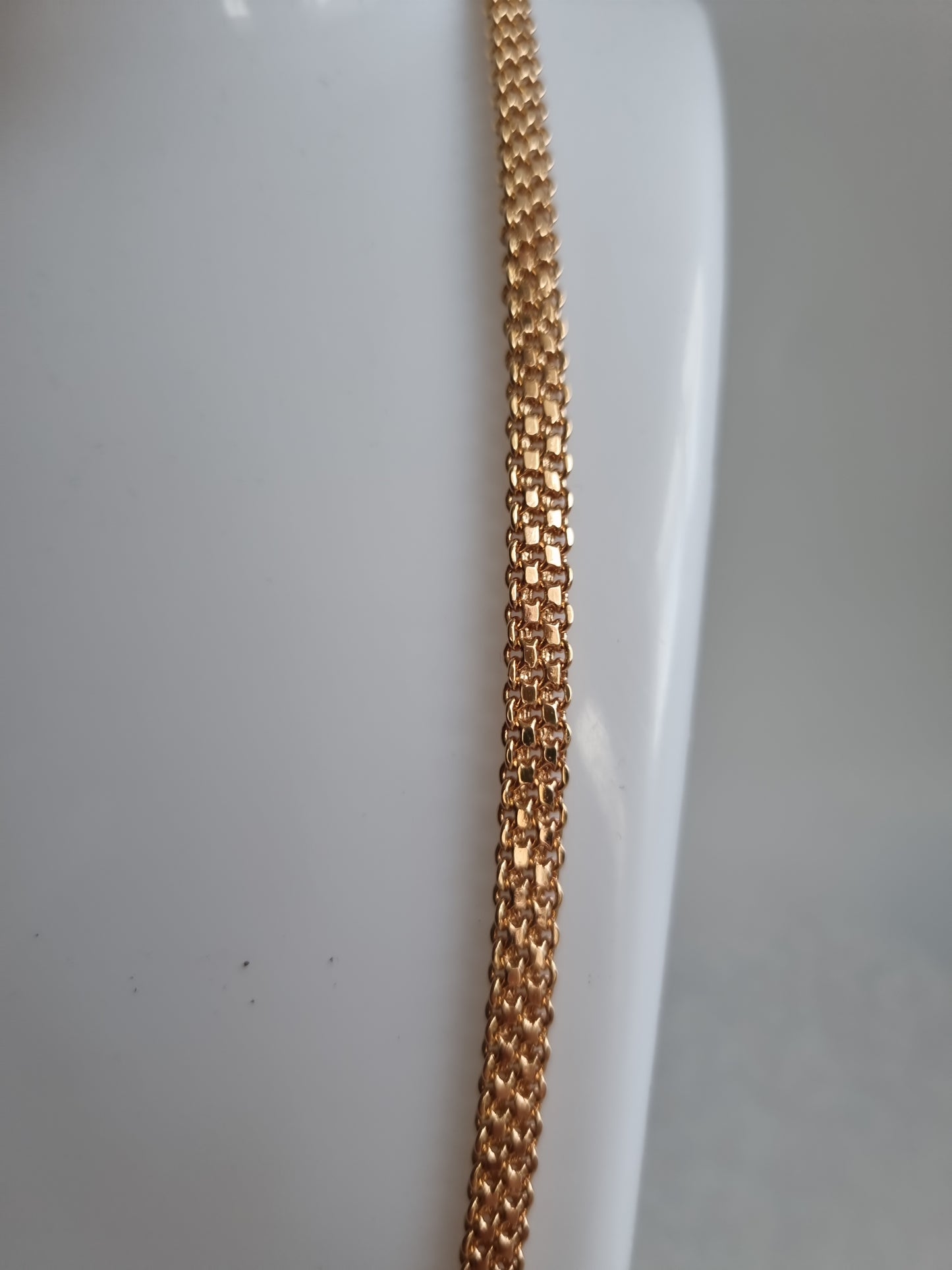 18kr.gold plated necklace chain waterproof free nickel hypoallergenic (Medical gold jewellery)