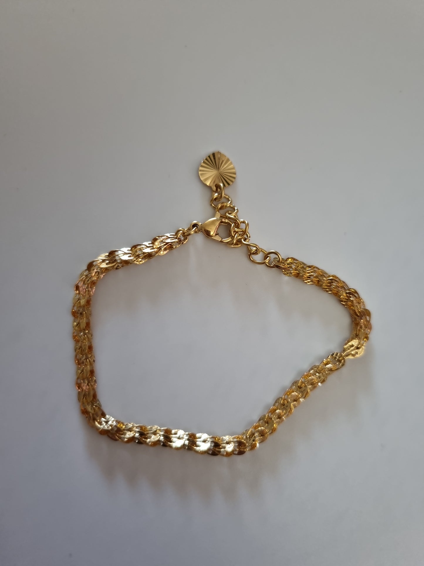 24kr.gold Plated bracelet waterproof hypoallergenic  free nickel