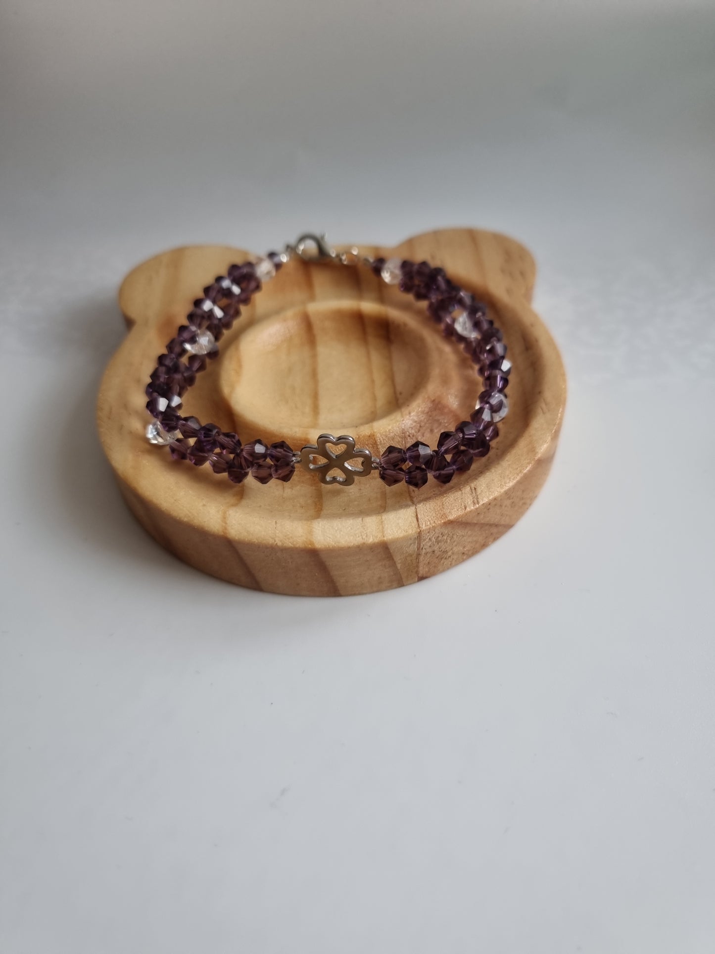 Handmade bracelets from glass 6mm beads made with love