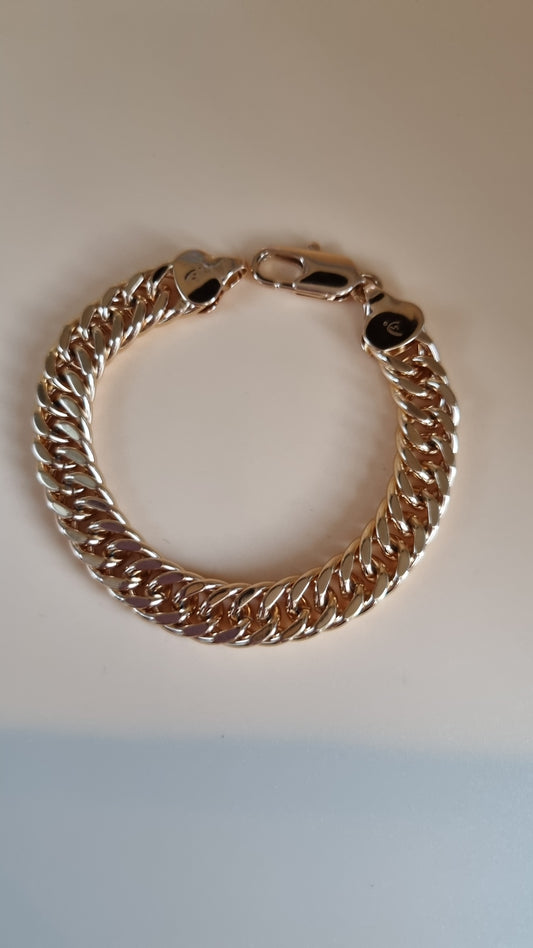 18kr.Gold-plating bracelet unisex